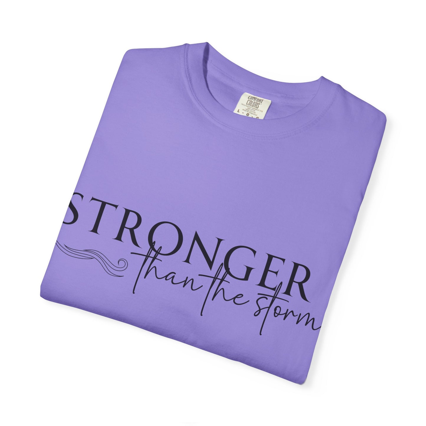 Empowering Garment-Dyed Unisex T-Shirt | Perfect for Every Day, Motivational Gift, Casual Wear, Strength in Adversity