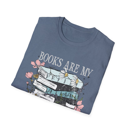 Books Are My Therapy T-Shirt, Cozy Book Lover Tee, Gift for Readers, Relaxed Fit Unisex Shirt, Literary Apparel, Perfect for Book [...]