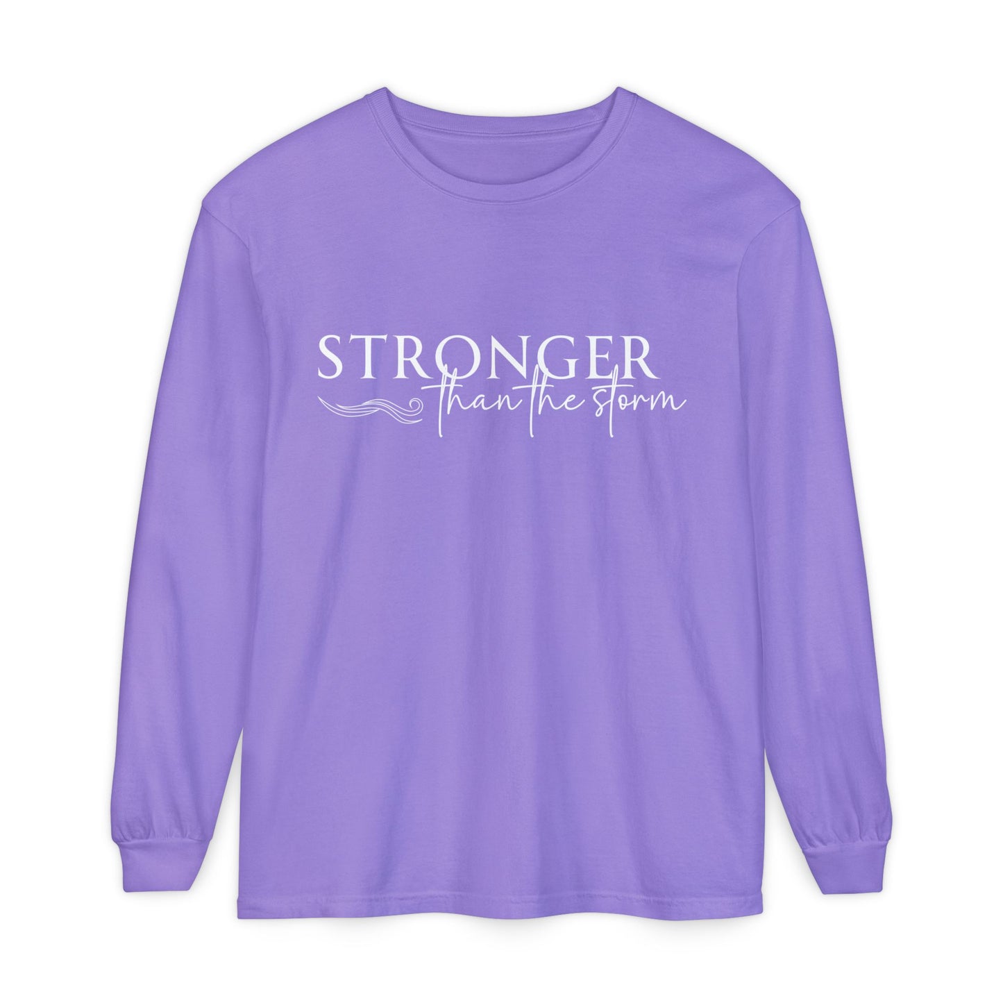 Inspirational Long Sleeve T-Shirt, Motivational Tee for Daily Wear, Perfect Gift for Encouragement, Birthday, or Strength