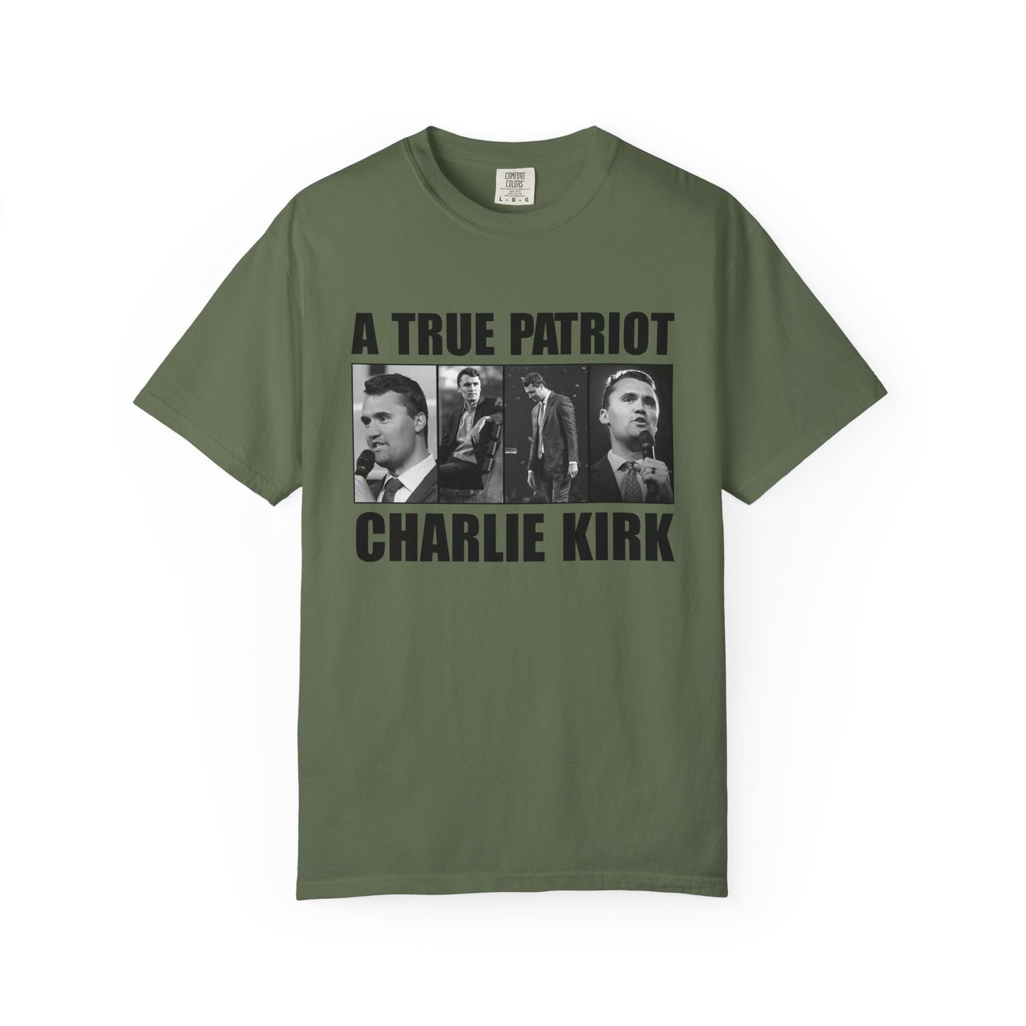 Patriotic Graphic Tee - A True Patriot, Charlie Kirk Shirt, Unisex Casual Wear, Gift for Conservatives, Election Day Apparel, Freedom [...]