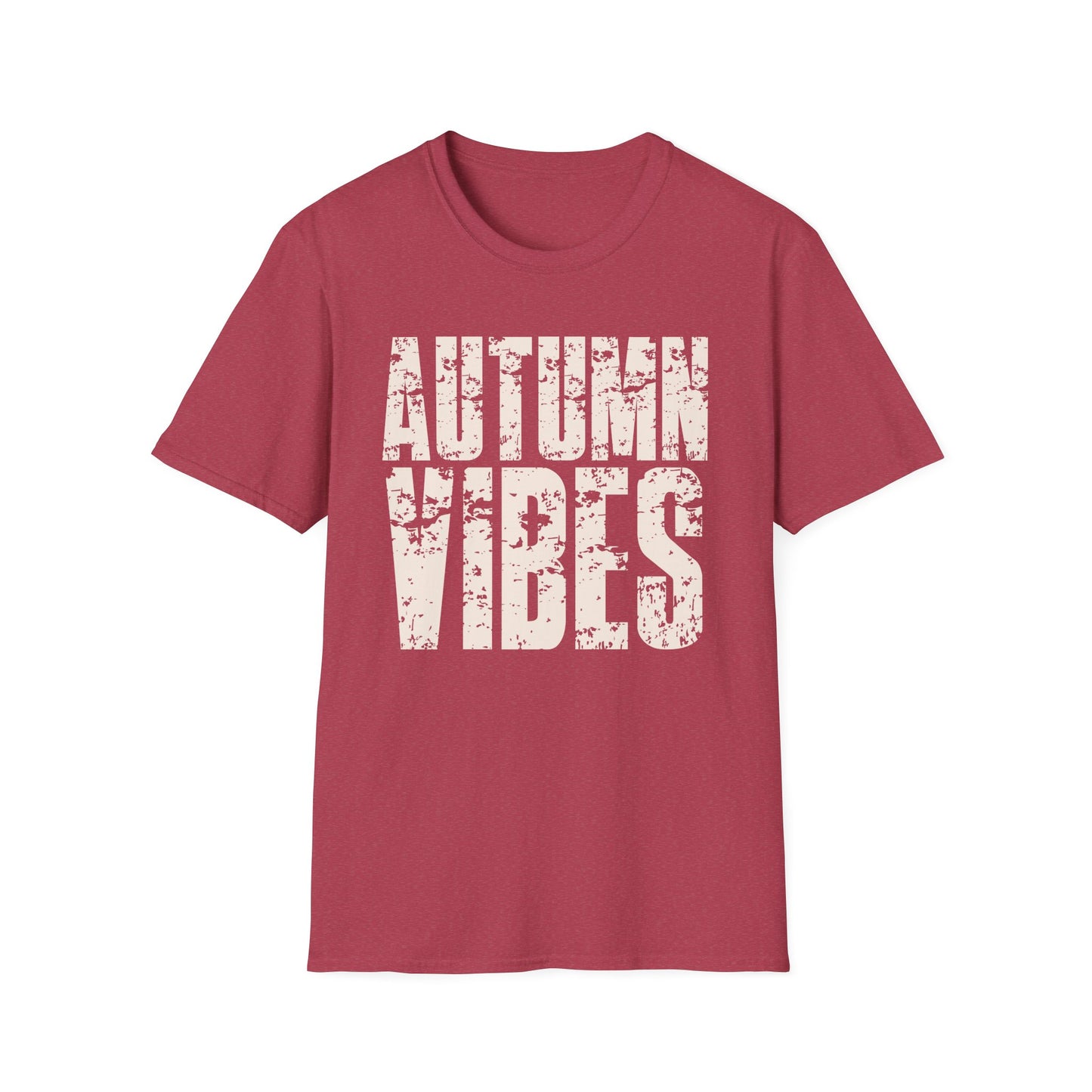 Autumn Vibes Gildan Softstyle T-Shirt | Cozy Fall Tee, Seasonal Fashion, Casual Wear, Gift for Her, Nature Lover's Apparel
