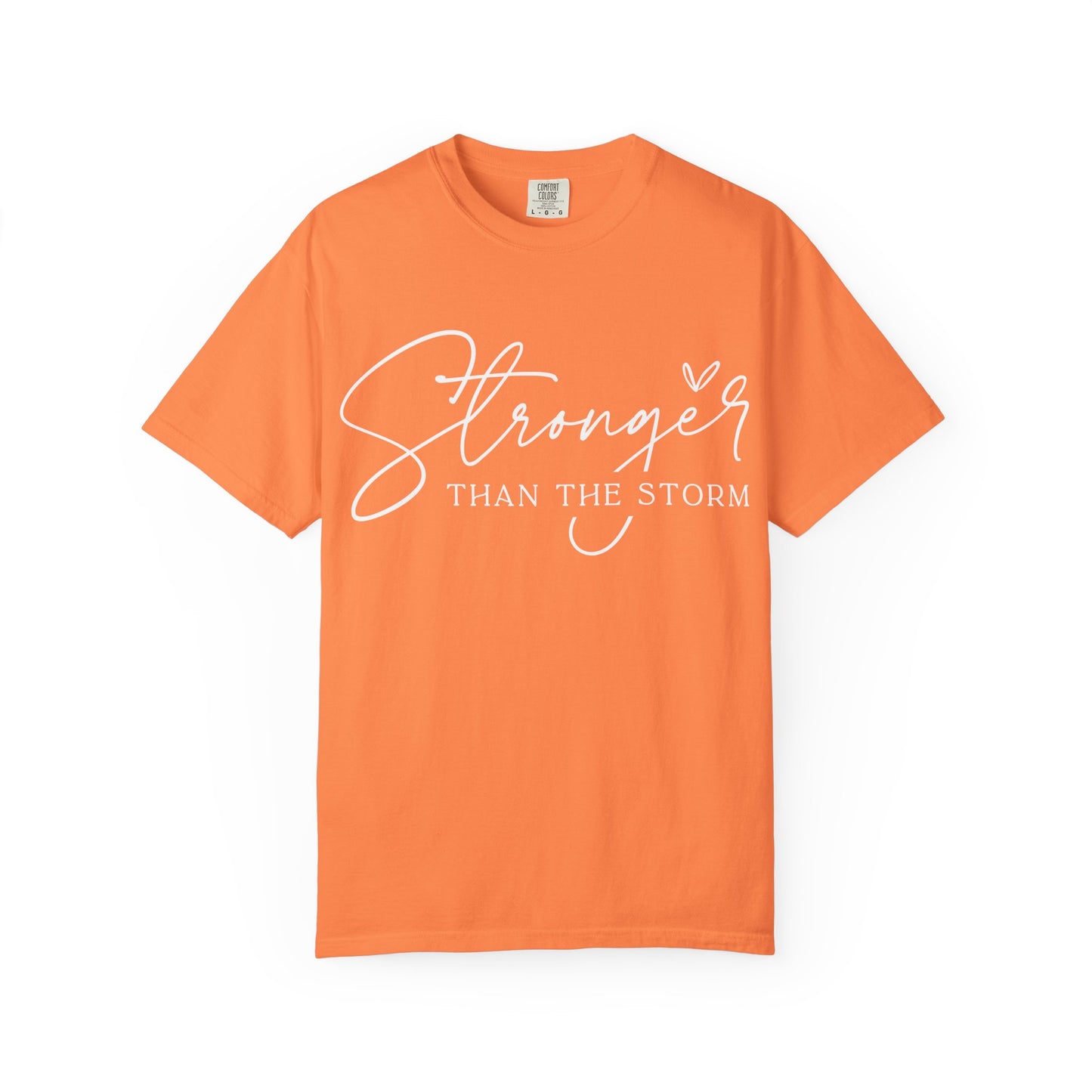 Unisex Motivational T-Shirt, Stronger Than the Storm Design, Inspirational Apparel, Casual Wear, Gift for Her, Positive Vibes