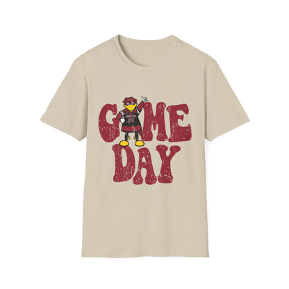 Game Day Unisex Softstyle T-Shirt, Fun Graphic Tee, Casual Wear, Sports Fan Apparel, Gift for Him/Her, Playful Shirt