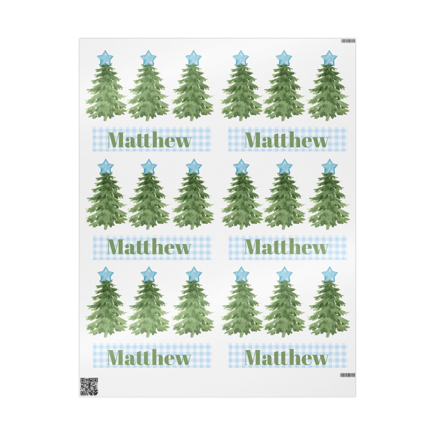 Boys Christmas Wrapping Paper