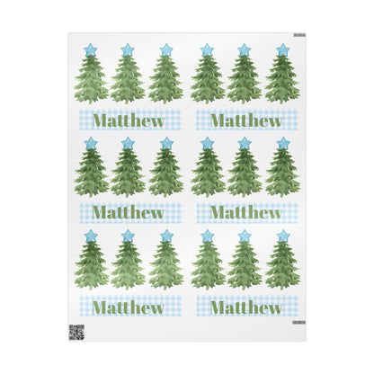 Boys Christmas Wrapping Paper