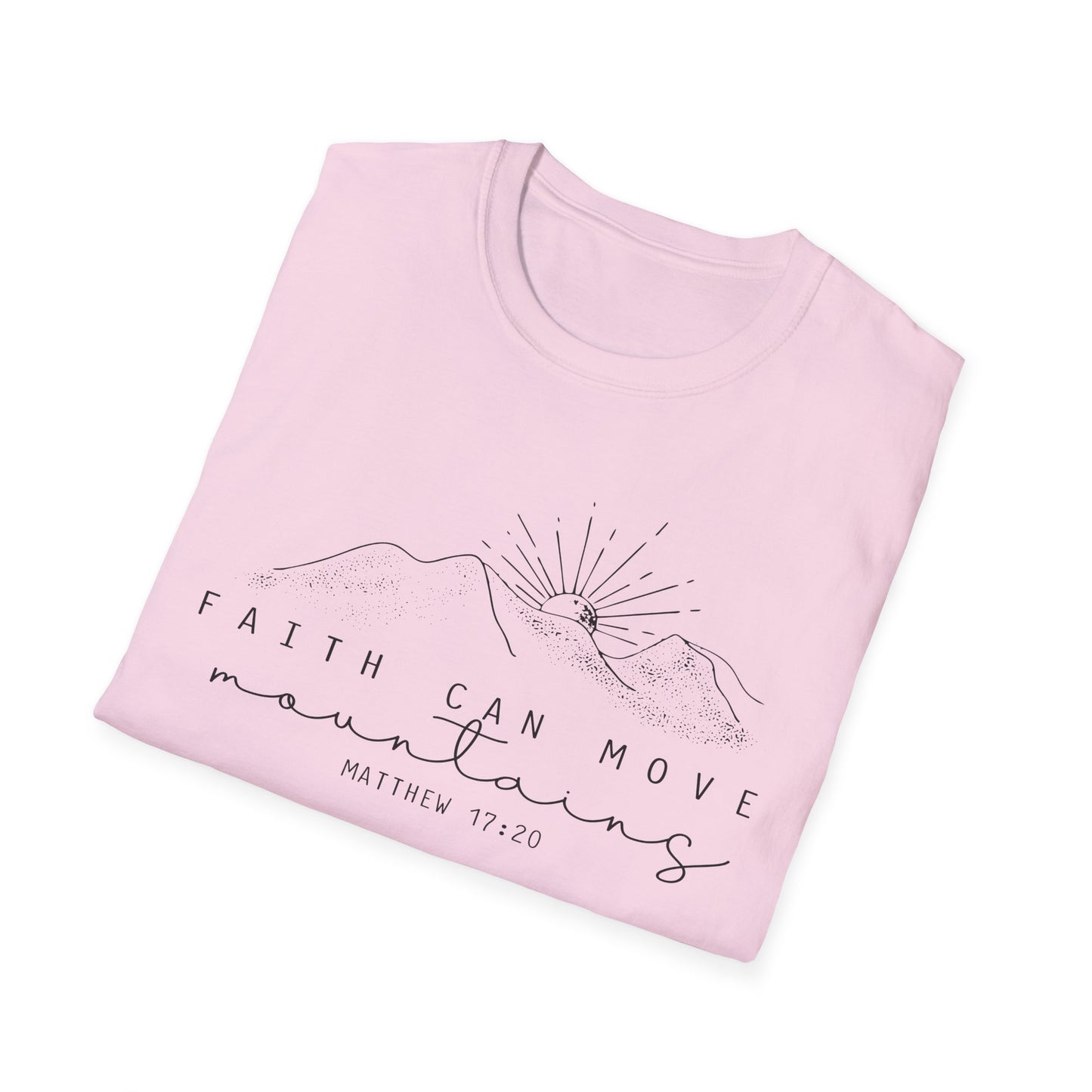 Faith Over Mountains Gildan Softstyle