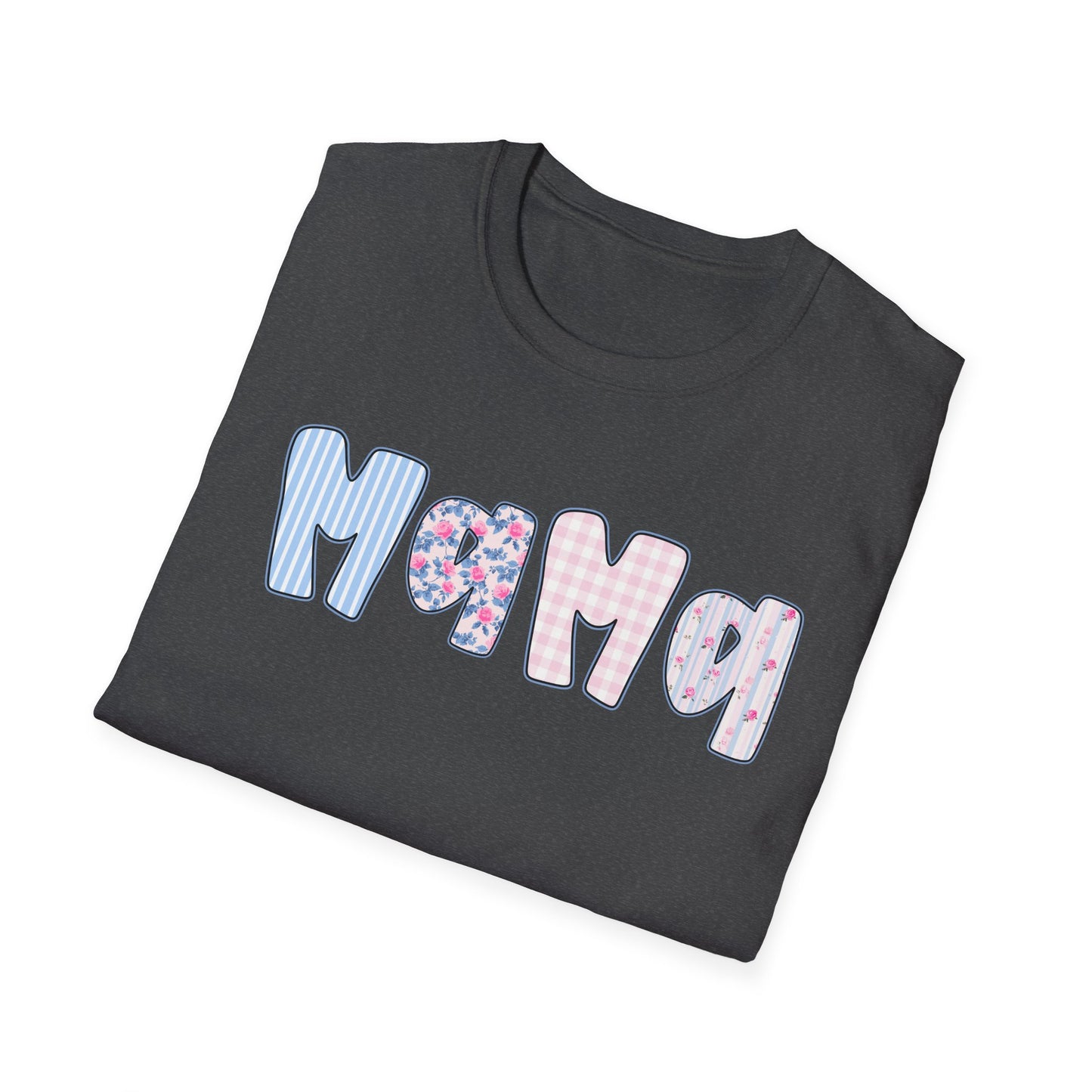 Mama Floral Letters T-Shirt