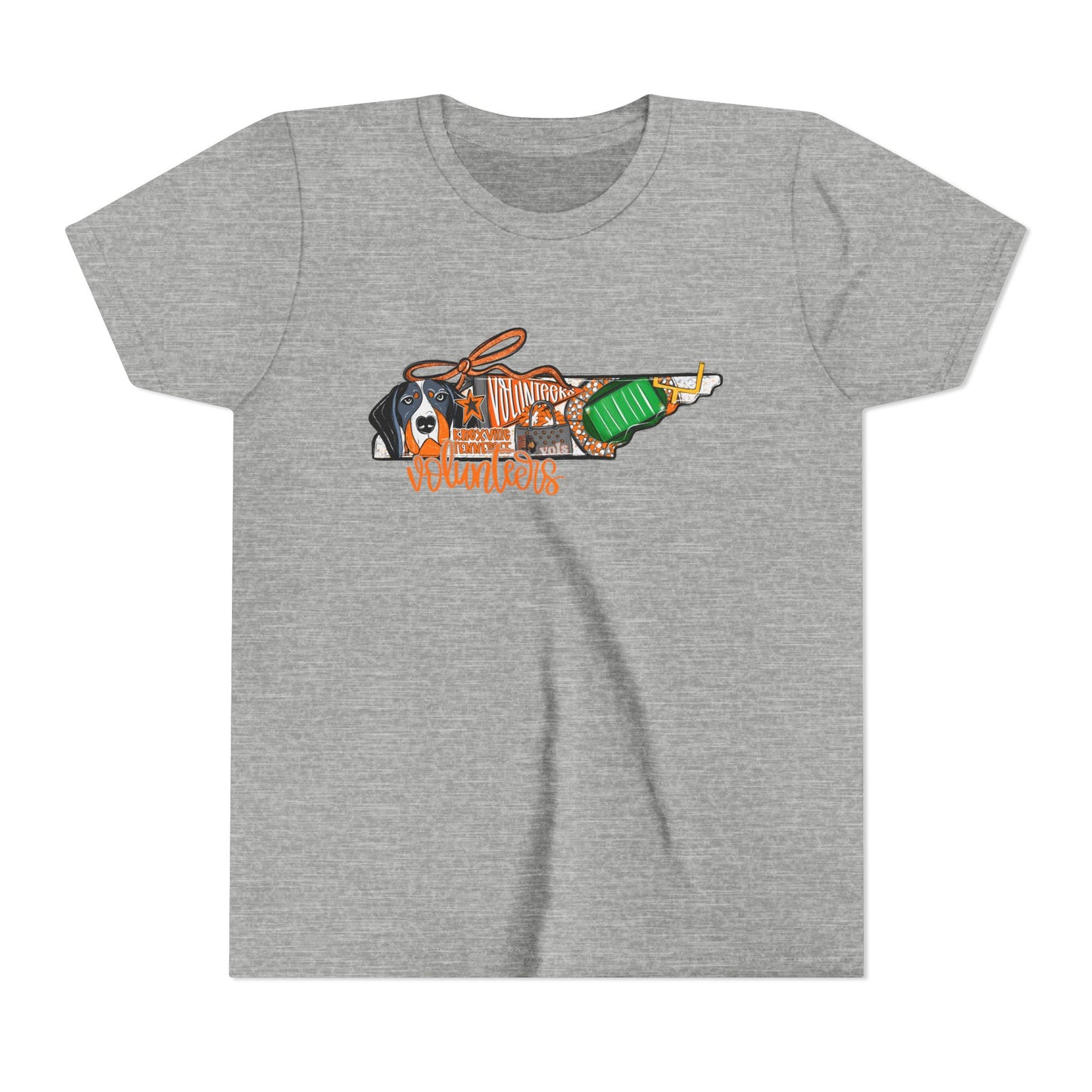 Youth Short Sleeve Tee with Fun Graphic Design, Perfect for Casual Wear, Birthdays, Halloween, Adventures, Every Day
