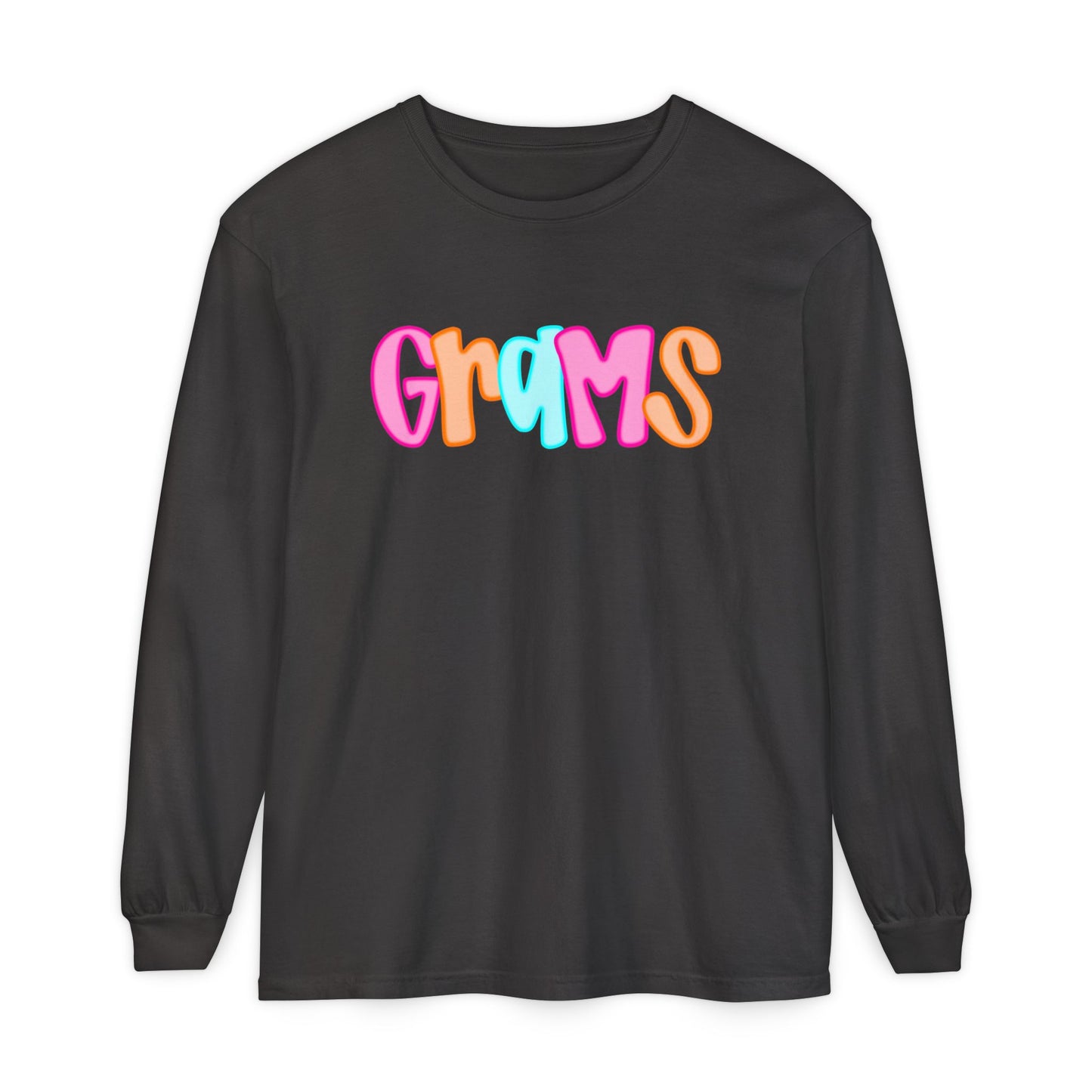 Grams Neon Comfort Colors Long Sleeve