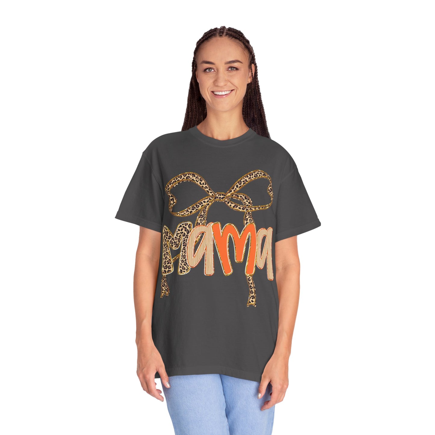 Mama Leopard Print Tee