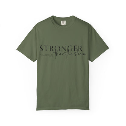 Empowering Garment-Dyed Unisex T-Shirt | Perfect for Every Day, Motivational Gift, Casual Wear, Strength in Adversity