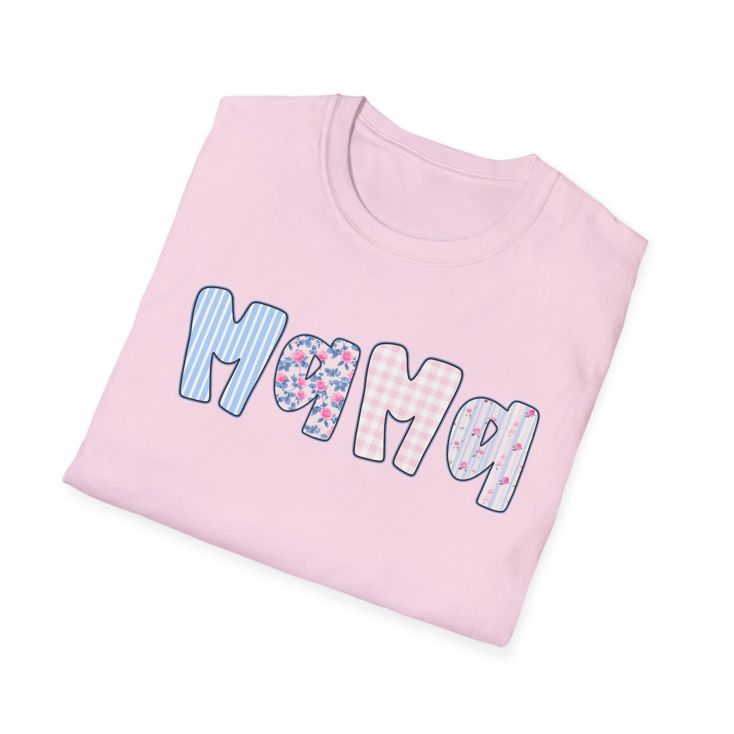 Mama Floral Letters T-Shirt