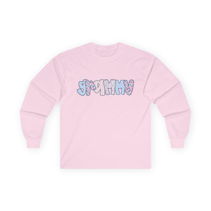Grammy Pink & Blue Floral Long Sleeve