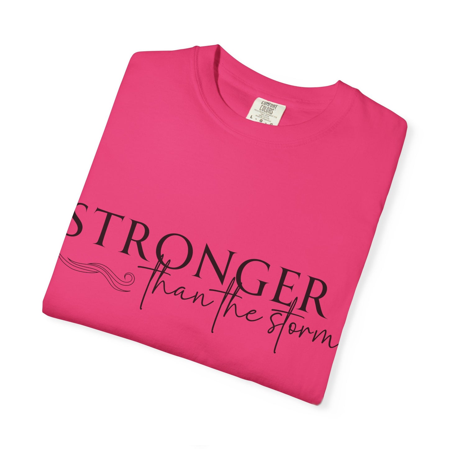 Empowering Garment-Dyed Unisex T-Shirt | Perfect for Every Day, Motivational Gift, Casual Wear, Strength in Adversity