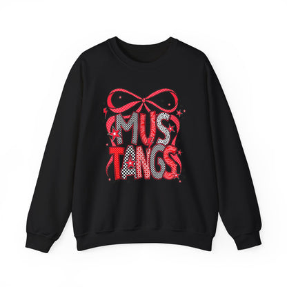 Mustang Love Crewneck Sweatshirt - Cozy Unisex Pullover for Horse Lovers, Gift for Equestrian, Casual Outfit, Horse Show