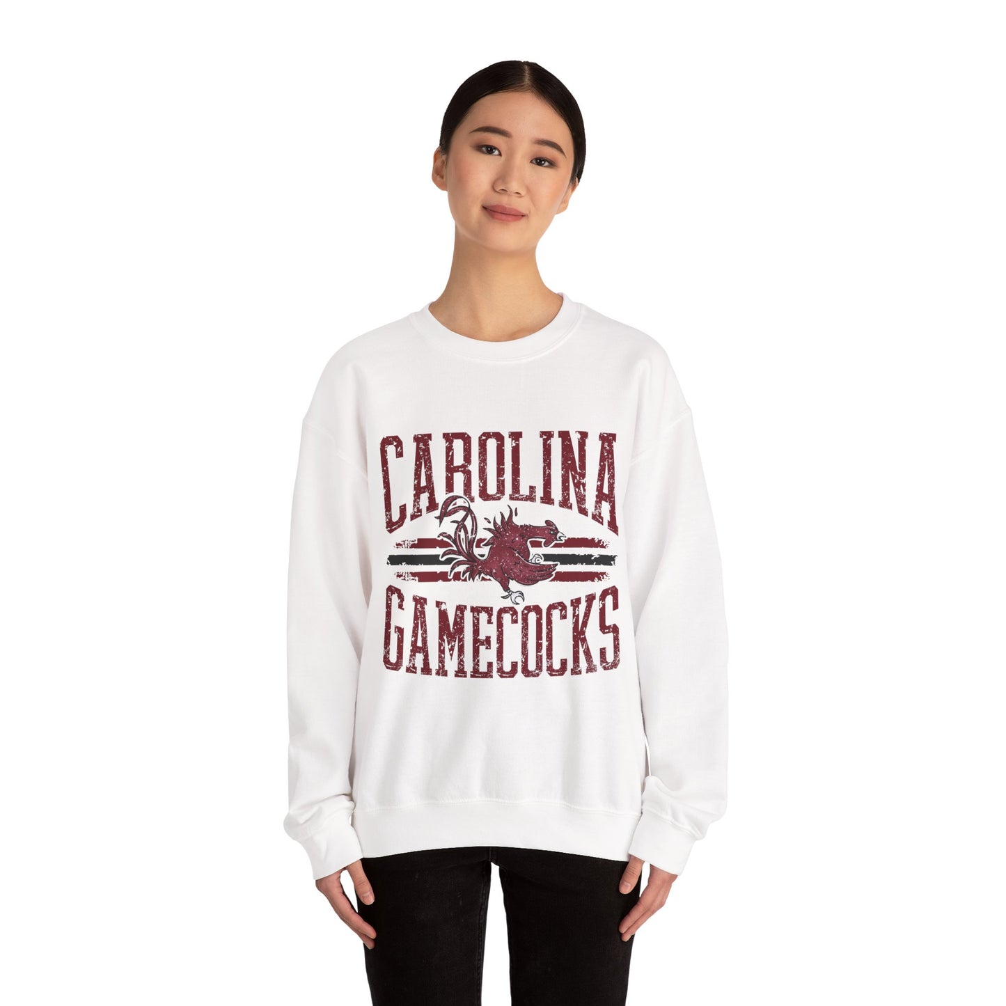 Gamecocks Spirit Sweatshirt - Cozy Unisex Crewneck for Sports Fans, College Apparel, Game Day Outfit, Holiday Gift, Casual Wear