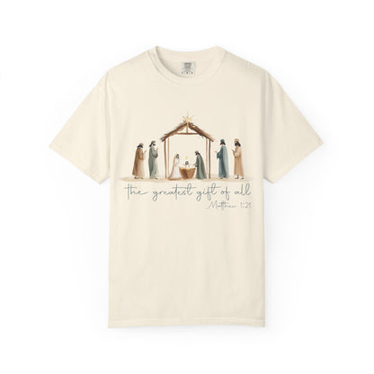 Nativity Scene T-Shirt Comfort Colors