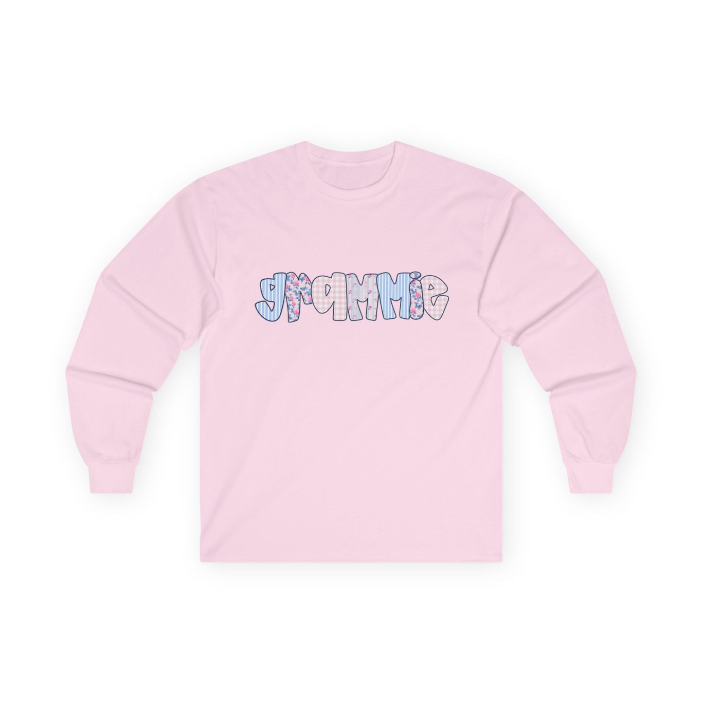 Grammie Pink & Blue Floral Long Sleeve