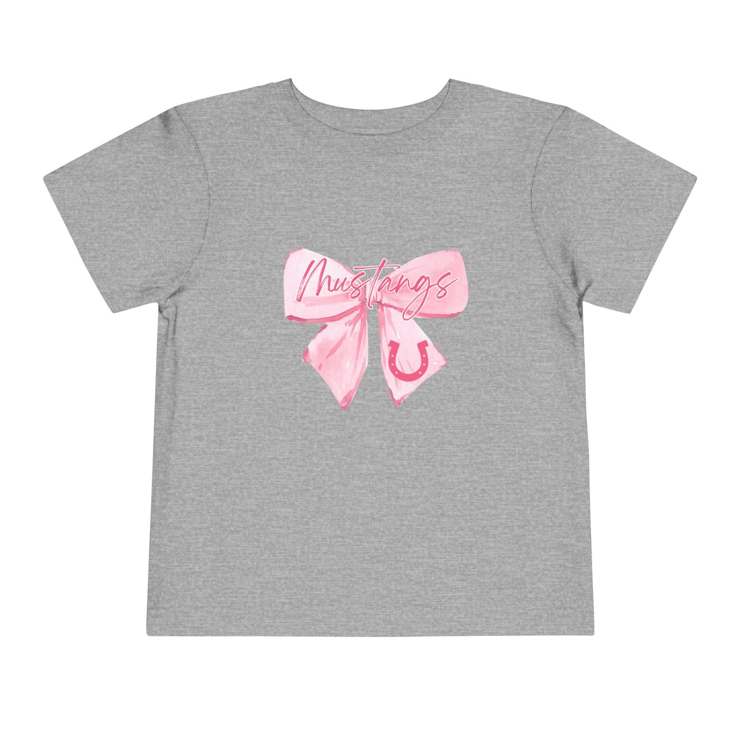 Cute Toddler T-Shirt with Bow Design, Perfect for Birthdays, Parties, Girls' Fashion, Summer Wear, Gift for Little Ones
