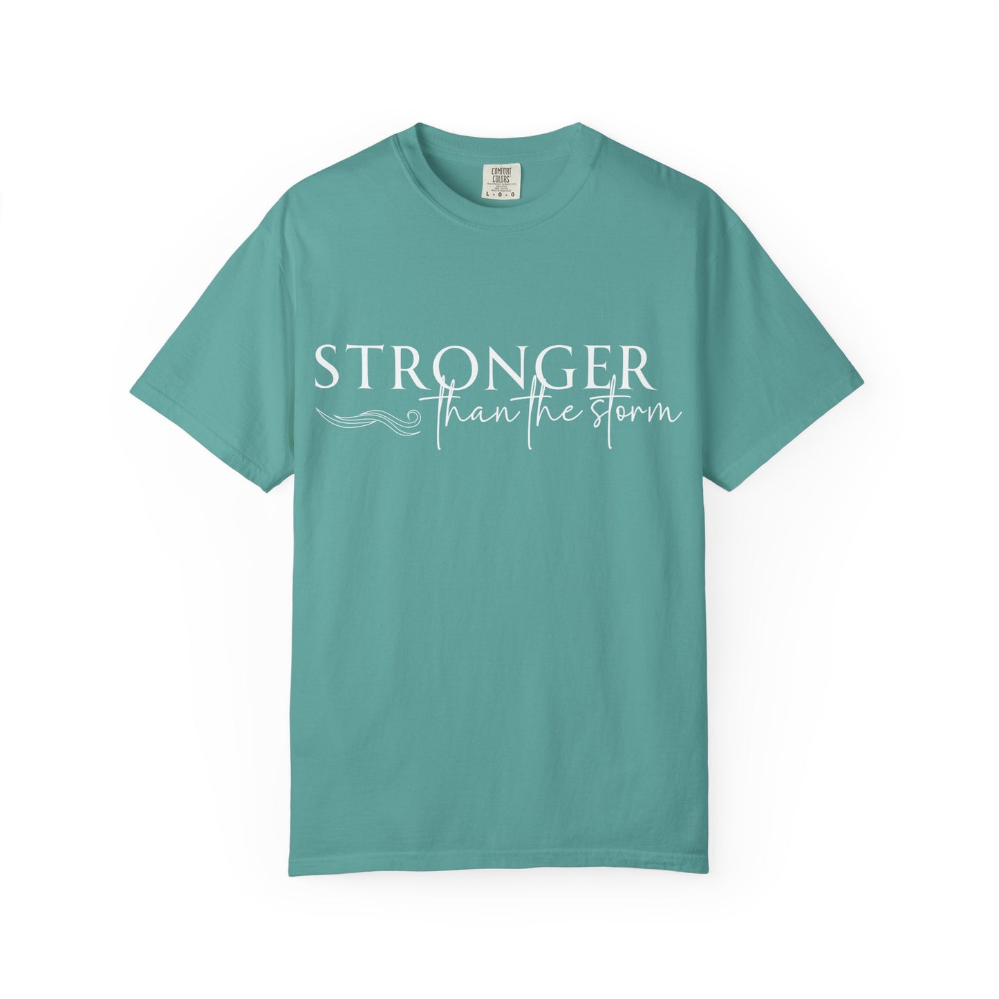 Stronger Than the Storm T-shirt, Inspirational T-shirt, Unisex Tee, Motivational Apparel, Gift for Resilience, Positive Vibes