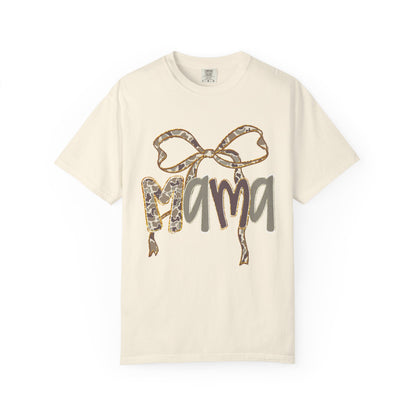Mama Camo Bow Graphic T-shirt