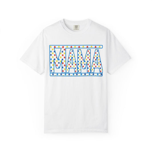 Mama Garment-Dyed T-Shirt: Fun Gift for Moms, Casual Wear, Mother's Day, Birthday, Family Gatherings