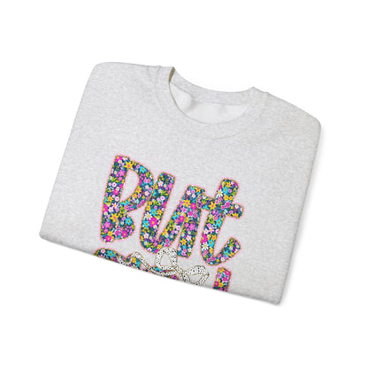 Colorful Floral Crewneck Sweatshirt - Motivational Gift for Friends, Cozy Lounge Wear, Unique Gift for Birthday, Inspirational