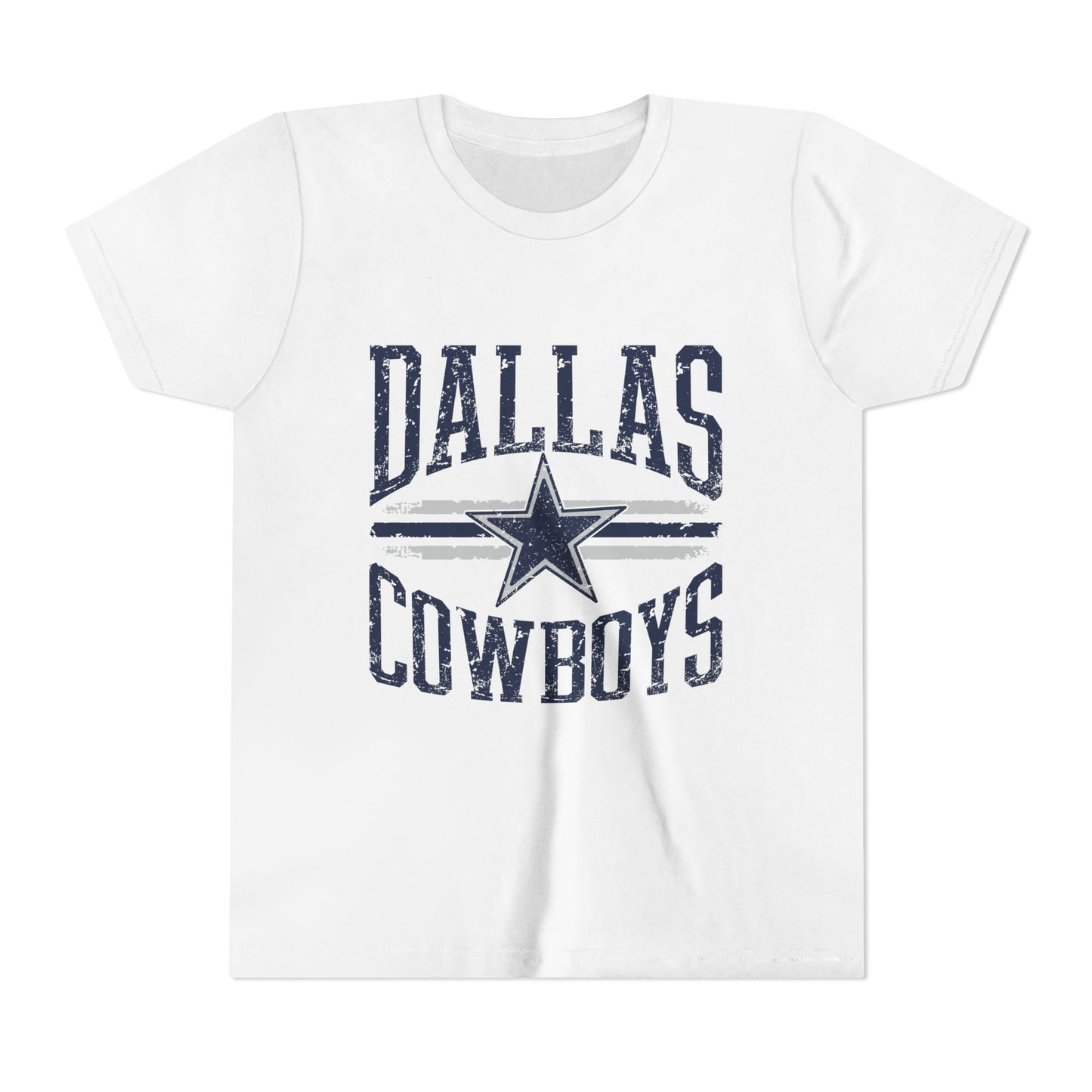 Dallas Cowboys Youth Tee - Perfect for Game Day, Sports Events, Birthdays, Gift for Young Fans, Comfortable Everyday Wear