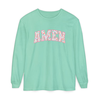 Amen Floral Long Sleeve Tee