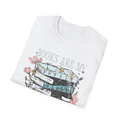 Books Are My Therapy T-Shirt, Cozy Book Lover Tee, Gift for Readers, Relaxed Fit Unisex Shirt, Literary Apparel, Perfect for Book [...]