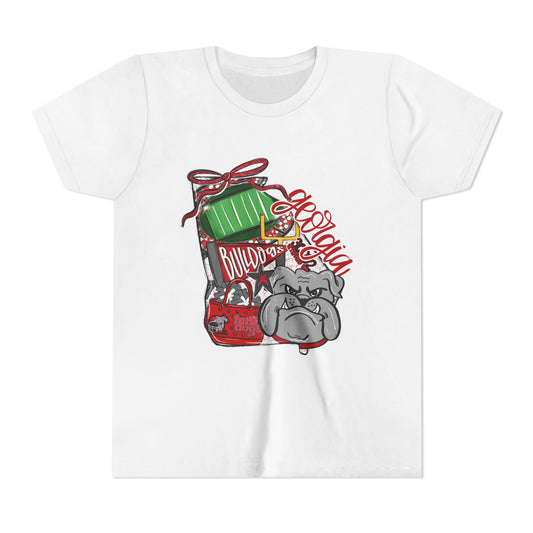 Funny Bully Bulldog Youth Tee, Cute Dog Shirt, Kids Unisex T-Shirt, Animal Lover Gift, Pet Themed Apparel