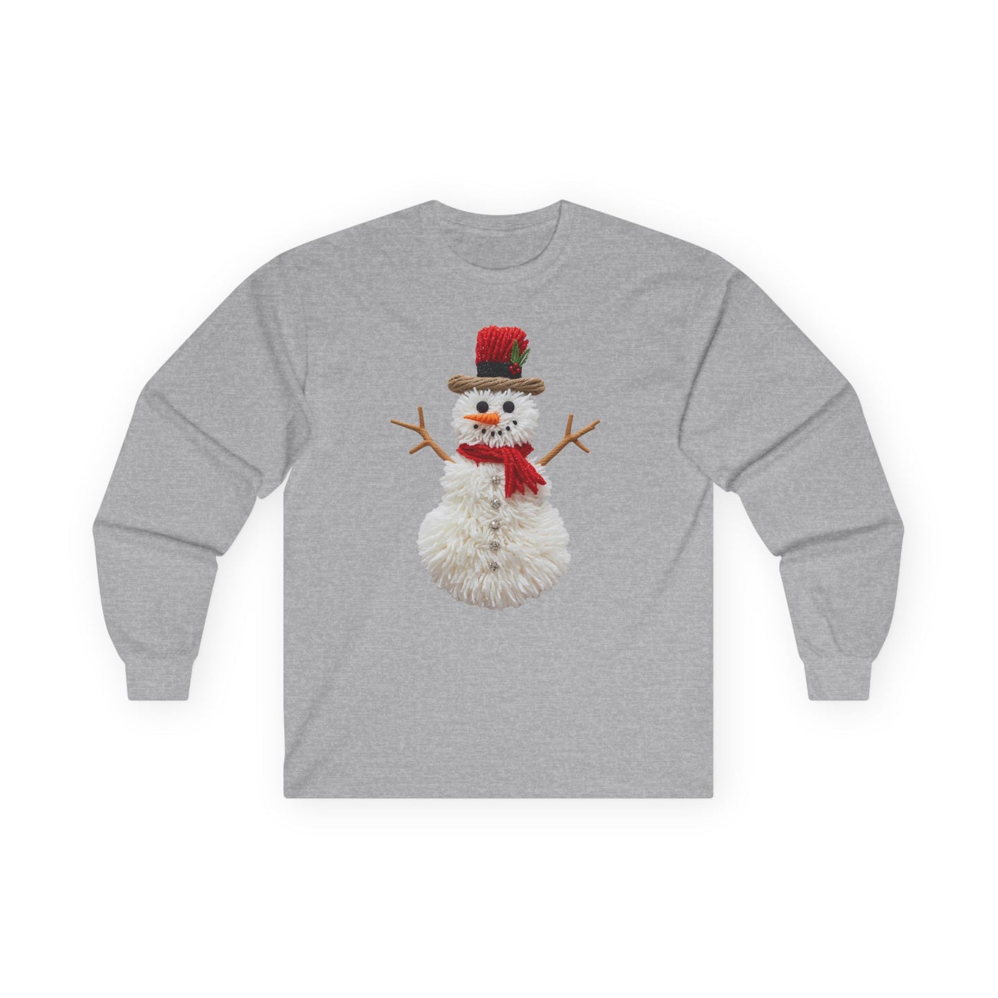 Winter Snowman Long Sleeve Gildan