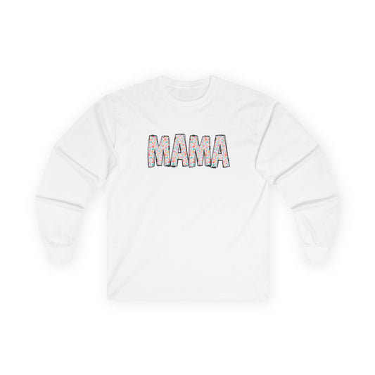 Mama Floral Long Sleeve Tee