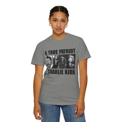 Patriotic Graphic Tee - A True Patriot, Charlie Kirk Shirt, Unisex Casual Wear, Gift for Conservatives, Election Day Apparel, Freedom [...]
