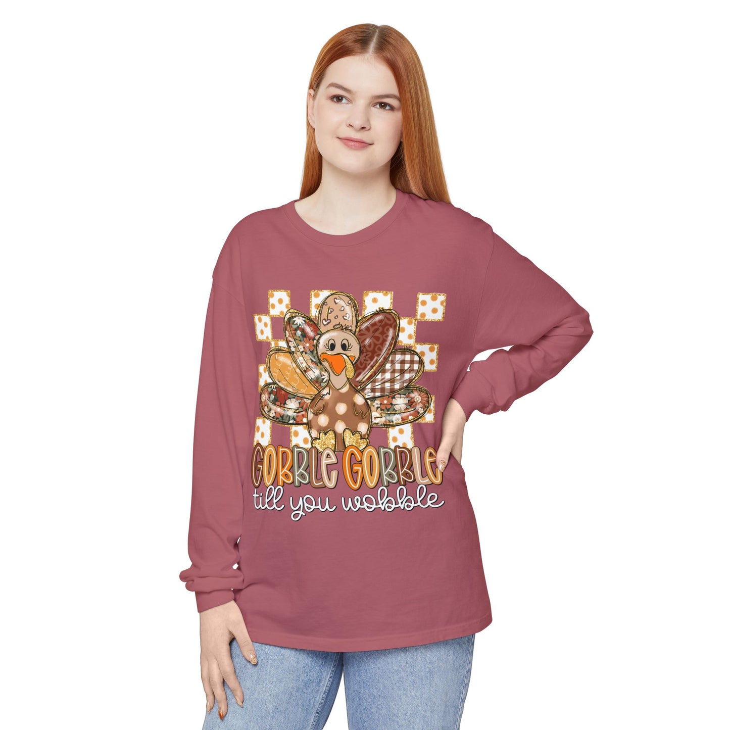Thanksgiving Turkey Long Sleeve Tee