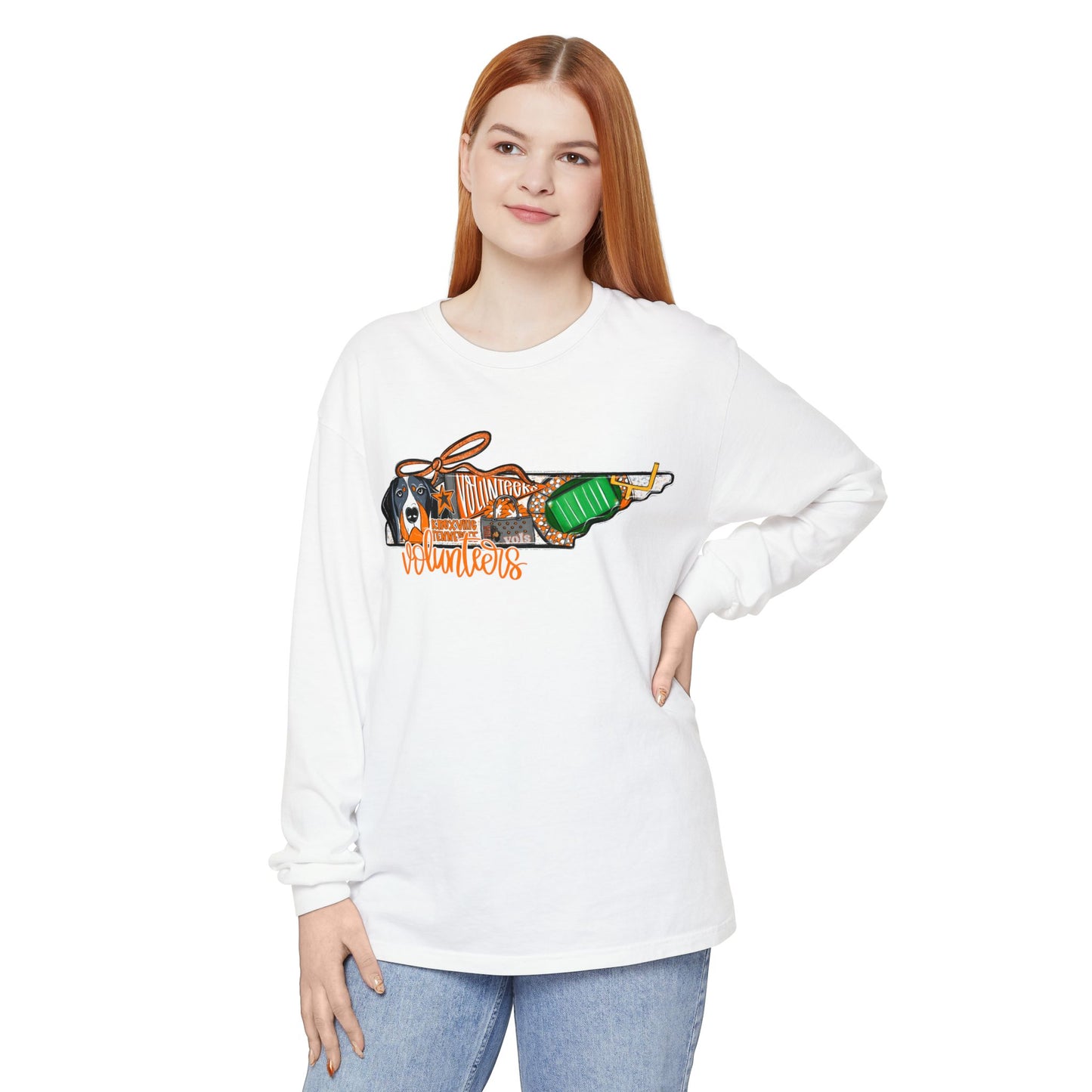 Volunteer Spirit Long Sleeve T-Shirt, Casual Tee, Comfortable Shirt, Gift for Volunteers, Fundraiser Shirt, Everyday Wear
