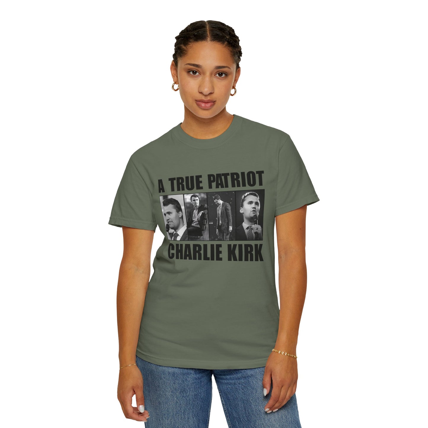 Patriotic Graphic Tee - A True Patriot, Charlie Kirk Shirt, Unisex Casual Wear, Gift for Conservatives, Election Day Apparel, Freedom [...]