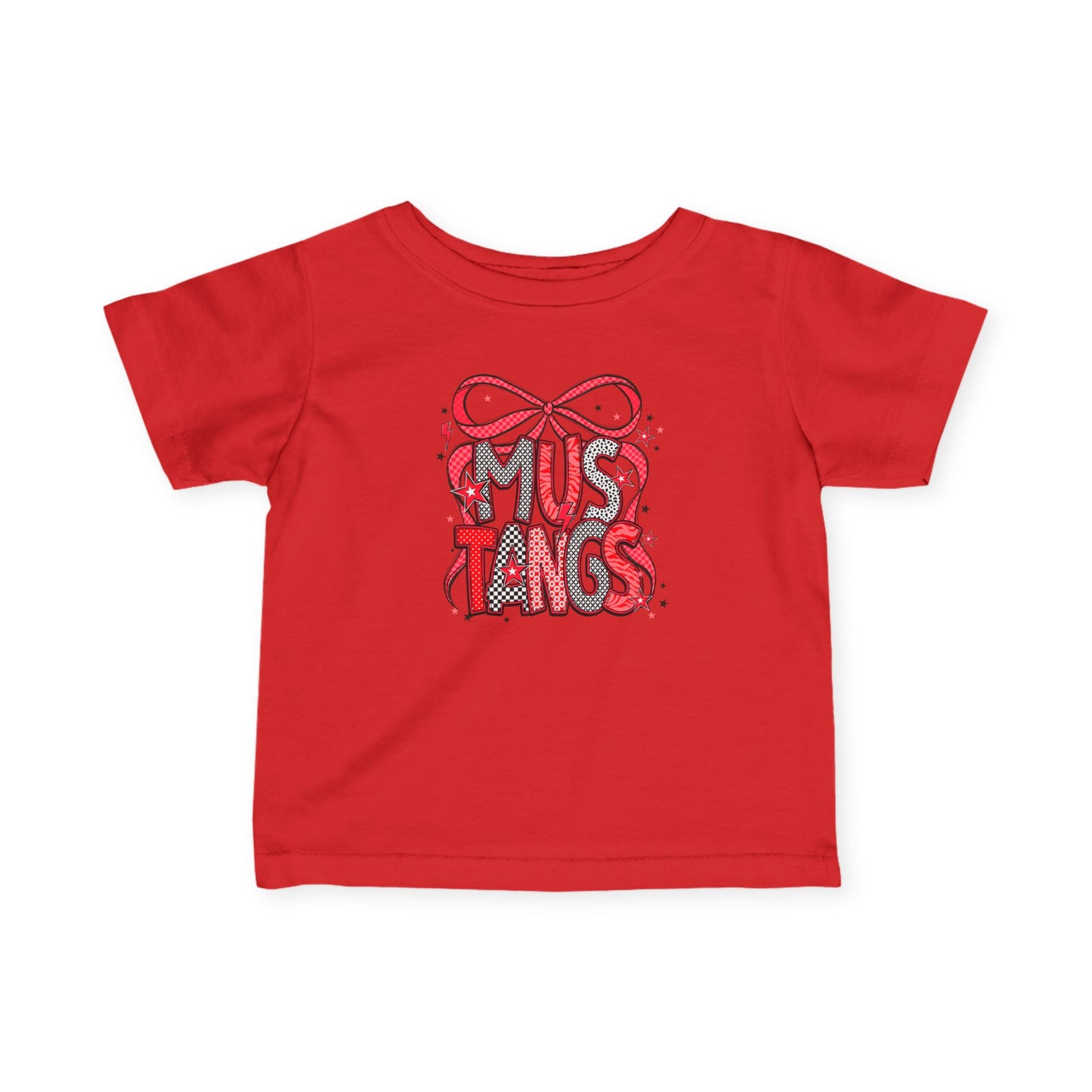 Cute Mustangs Infant Jersey Tee, Baby Shirt, Toddler Gift, Kids Apparel, Nursery Decor, Birthday Outfit, Animal Lover Tee