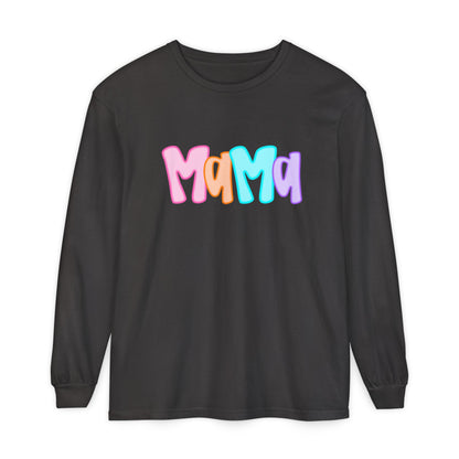 Mama Neon Comfort Colors Long Sleeve