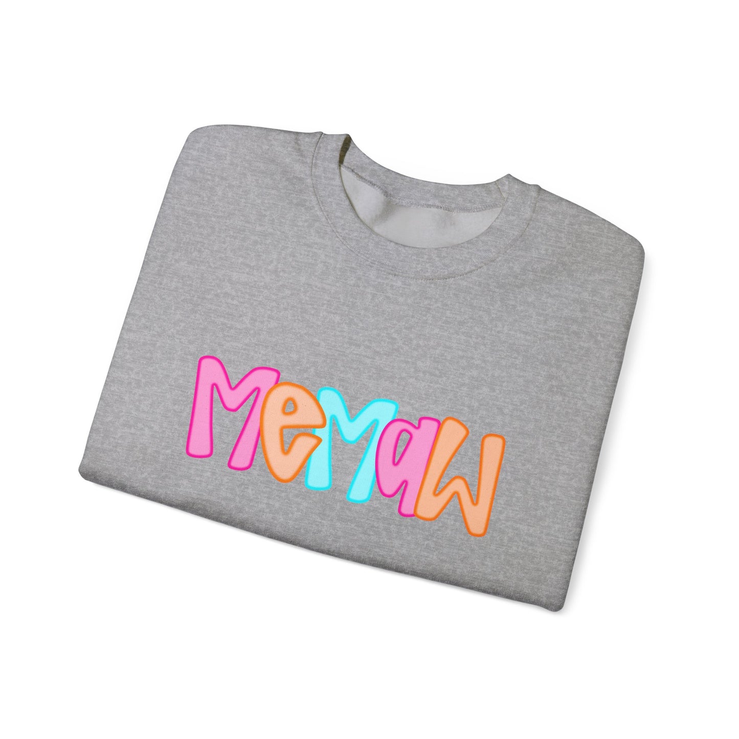 Memaw Neon Gildan Crewneck