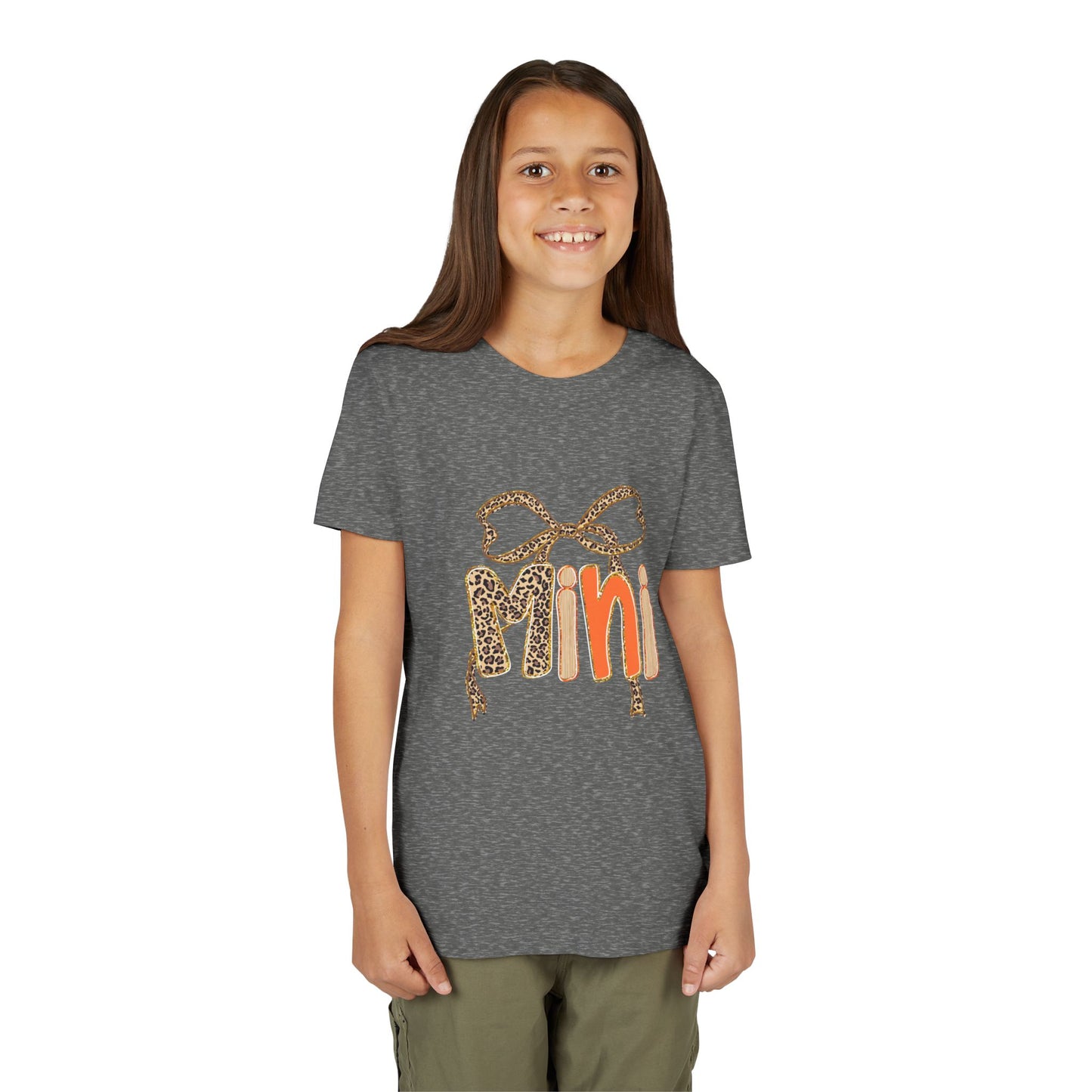 Mini Bow Youth Tee, Cute Kid's T-Shirt, Trendy Youth Apparel, Perfect for Birthdays, Fun Playtime Top, Gifts for Mini Fashionistas