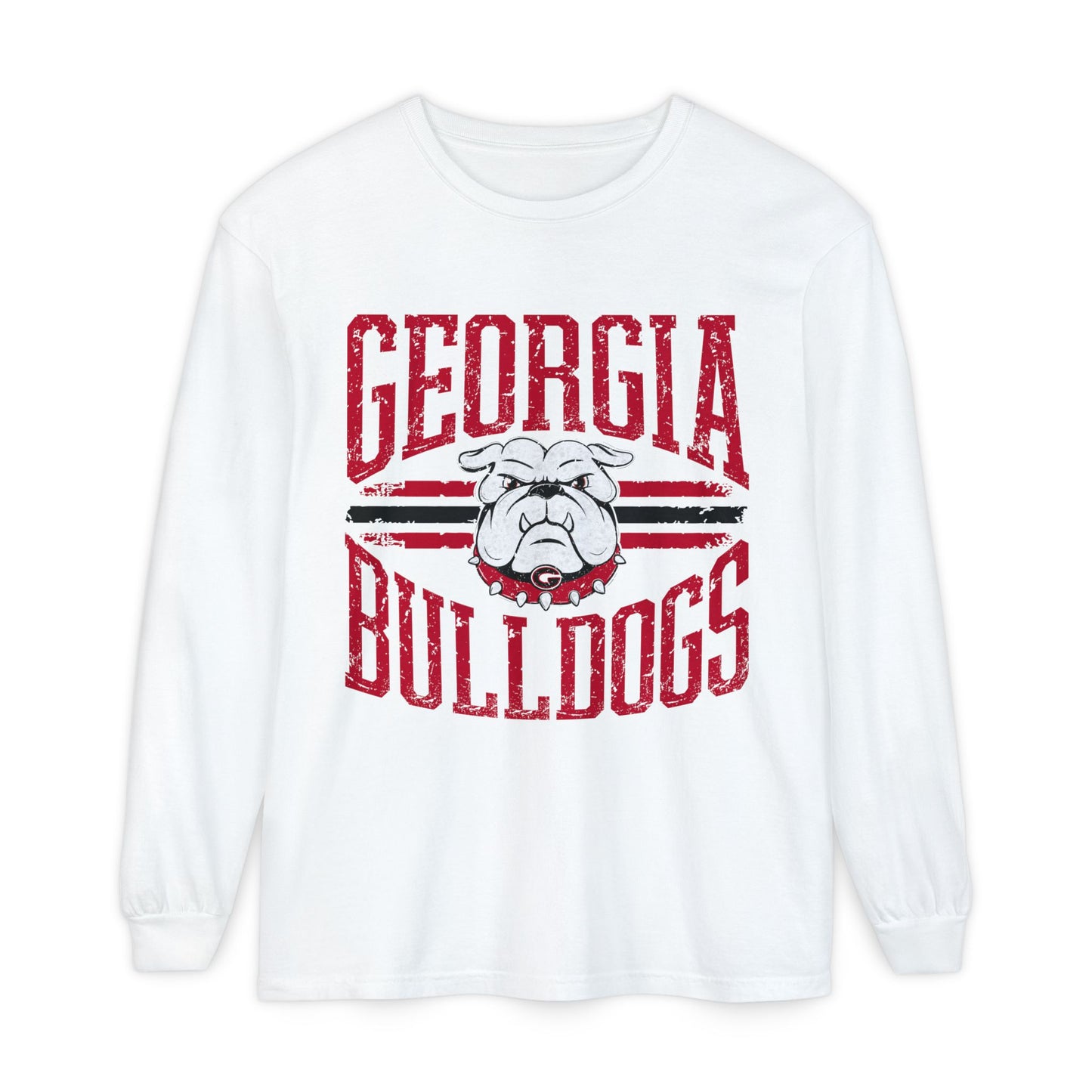 Unisex Long Sleeve T-Shirt, Georgia Bulldogs Spirit Wear, College Apparel, Game Day Outfit, Casual Comfort