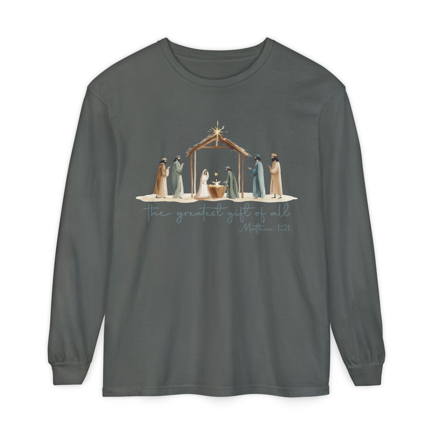 Garment-Dyed Long Sleeve T-Shirt Comfort Colors
