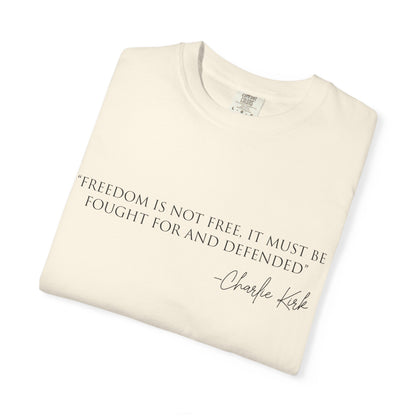 Freedom Quote Unisex T-Shirt, Motivational Tee, Gift for Activists, Casual Wear, Birthday Present, Statement Apparel