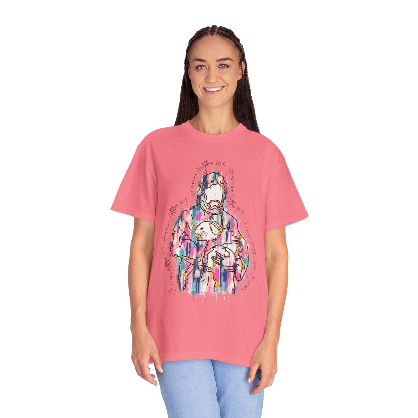 Colorful Artistic Unisex T-Shirt, Creative Gift for Art Lovers, Casual Wear, Unique Statement Tee, Gift for Holidays, Trendy Fashion