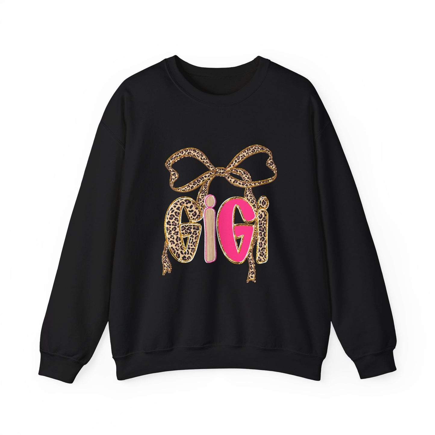 Gigi Neon Leopard Bow Sweatshirt