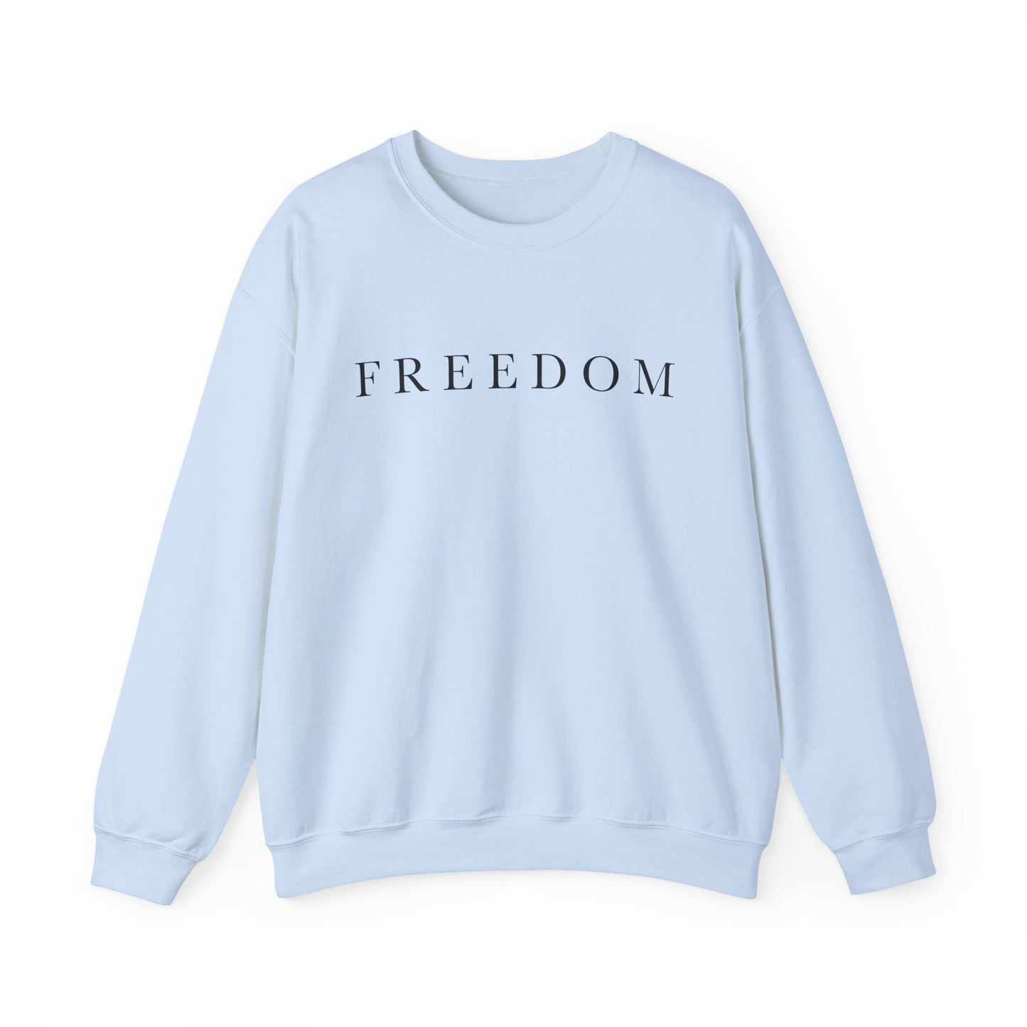 Freedom Crewneck Sweatshirt, Cozy Unisex Sweatshirt, Casual Wear, Gift for Him/Her, Everyday Comfort, Relaxed Fashion