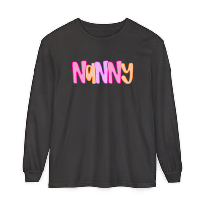 Nanny Neon Comfort Color Long Sleeves