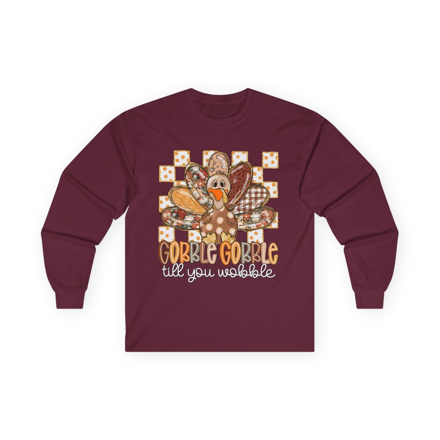Thanksgiving Turkey Long Sleeve Tee