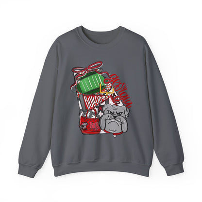 Cozy Dog-Themed Sweatshirt, Perfect for Pet Lovers, Gift for Dog Owners, Holiday Apparel, Cute Casual Wear, Georgia Bulldogs Merchandise